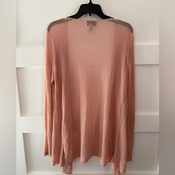 Vintage Peck&Peck Women's Peach Cardigan Sweater size medium - Picture 2 of 11